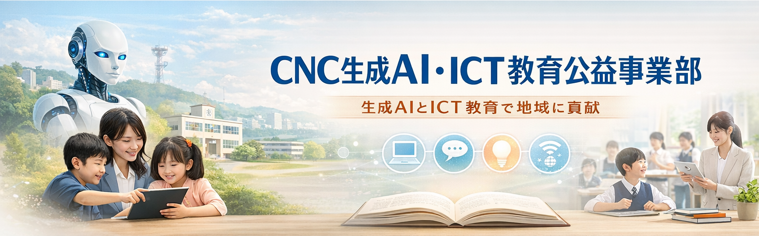 CNC生成AI・ICT教育公益事業部